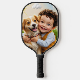 Custom Photo Simple Personalised Golfer Driver Pickleball Paddle
