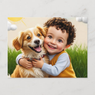 Custom Photo Simple Personalised Golfer Driver Postcard