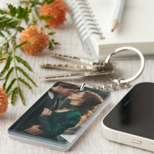 Custom Photo Single-Sided Rectangle Memory Key Ring