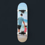 Custom Photo Skateboard Your Own Design - Best DAD<br><div class="desc">Custom Photo - Your Own Design - Special - Personalised Family / Friends or Personal Gift - Add Your Photo / Text - Resize and move or remove and add elements / image with customisation tool. Choose / add your favourite font / text colour ! You can transfer this design...</div>