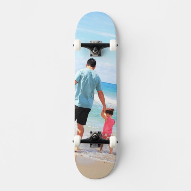 Custom Photo Skateboard Your Own Design - Best DAD (Front)
