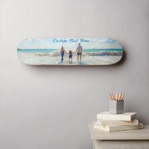 Custom Photo Skateboard Your Photos and Text