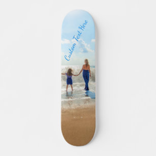 Custom Photo Skateboard Your Photos and Text