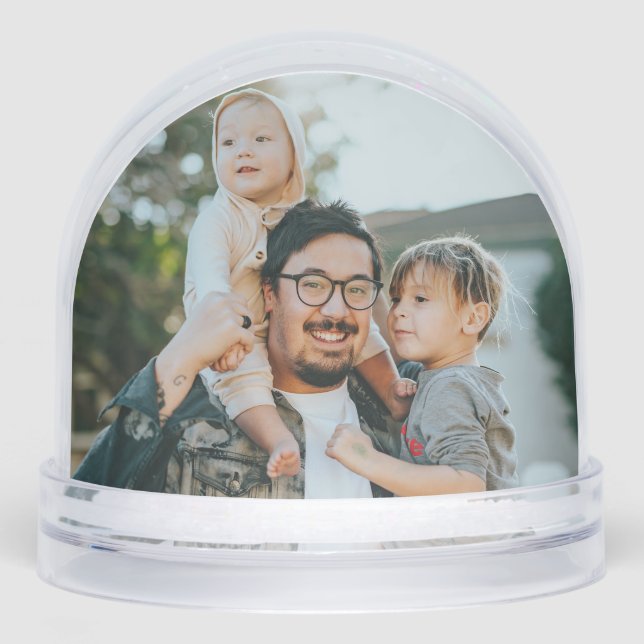Custom Photo Snowglobe (Front)