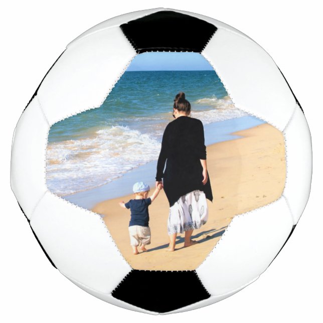 Custom Photo Soccer Ball Your Favourite Photos Gif (Front)