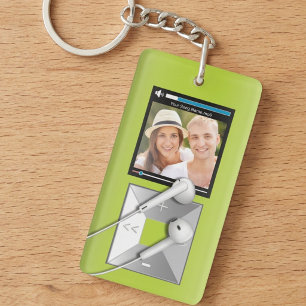 Custom Photo & Song Name MP3 Player  Key Ring