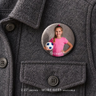 Custom Photo Sports  Button