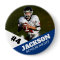 Custom photo sports button / pin football
