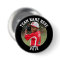 Custom Photo Sports pin / button with team name