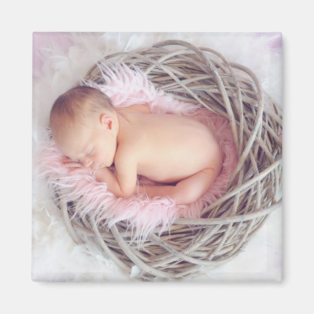 Custom Photo Square Magnet (Front)