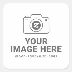 Custom Photo Square Sticker