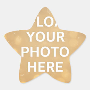 Custom Photo Star Sticker