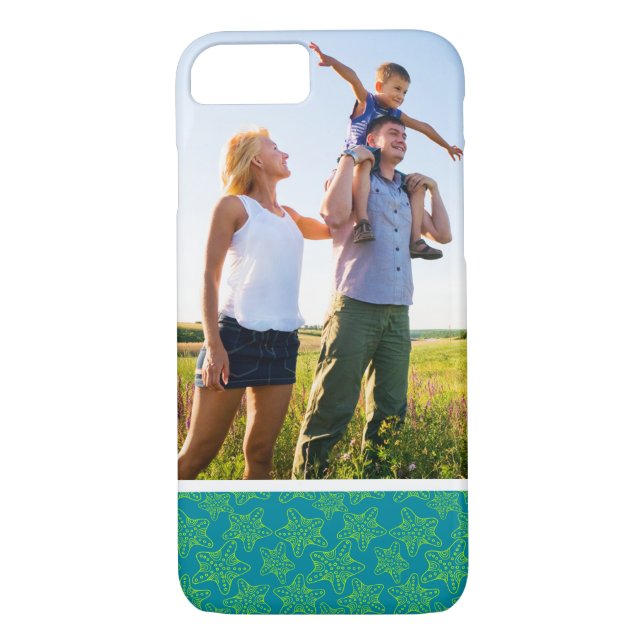 Custom Photo Starfish Crowd Pattern Case-Mate iPhone Case (Back)