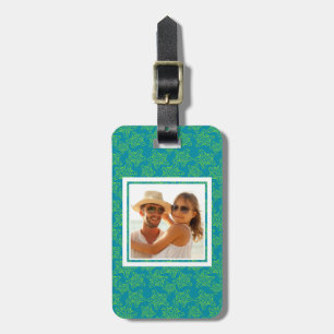 Custom Photo Starfish Crowd Pattern Luggage Tag