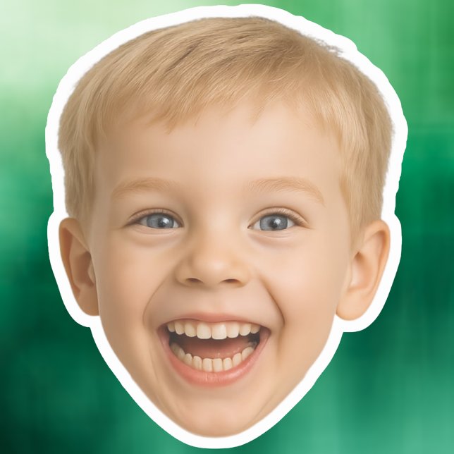 Custom Photo Stickers Personalised Face Sticker (Creator Uploaded)