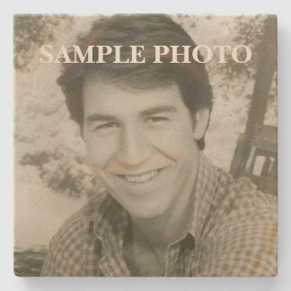Custom Photo Stone Coaster – Photo