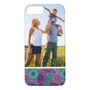 Custom Photo Stylish Floral Pattern Case-Mate iPhone Case