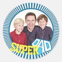 Custom Photo Super Dad Comic Book