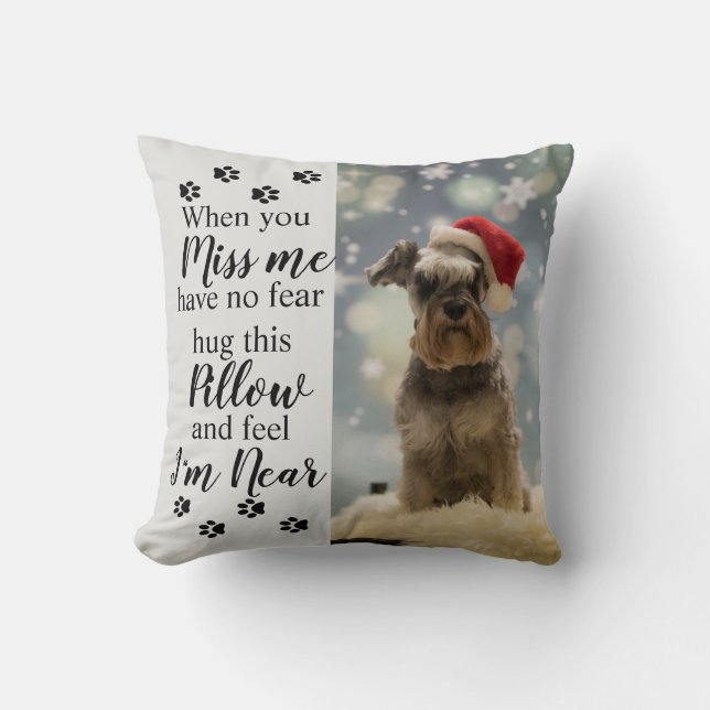Custom Photo Sympathy gift for pet owners Cushion (Front)