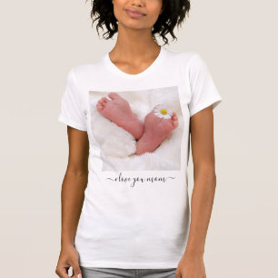 Custom Photo T-Shirt for Mum - I Love You Mum