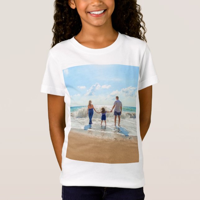 Custom Photo T-Shirt Your Own Design Personalised (Front)
