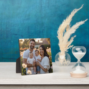 Custom Photo Tabletop Plaque with Easel