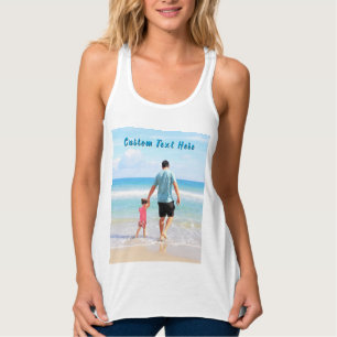 Custom Photo Tank Top with Your Photos and Text