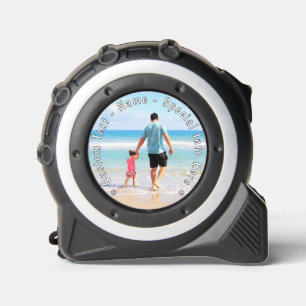Custom Photo Tape Measure Gift Personalized Text 1