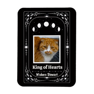 Custom Photo Tarot Cat Lover Keepsake Pet Mum Gift Magnet