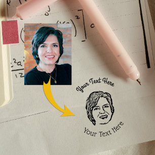 Custom Photo Teacher Rubber Stamp