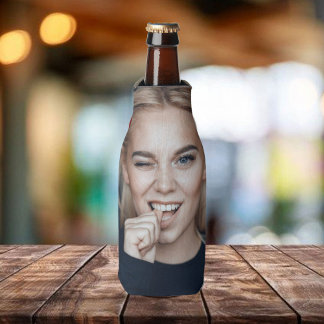 Custom Photo Template Family Picture Model Bottle Cooler