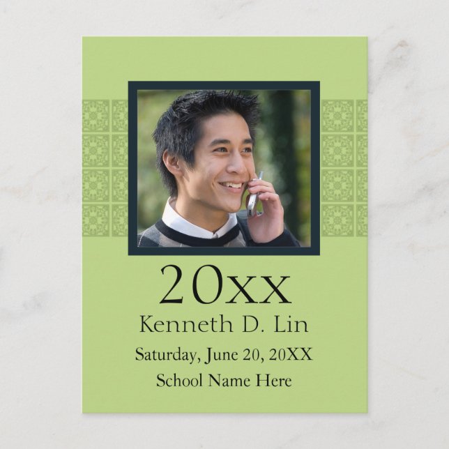 Custom Photo Template Graduation Announcement (Front)