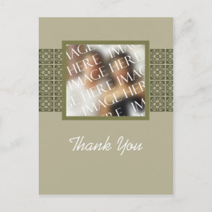 Custom Photo Template Thank You Card