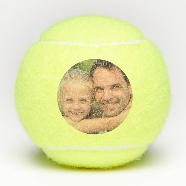 custom photo tennis balls (Front)