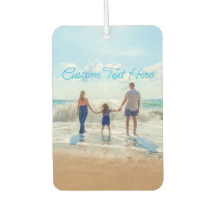 Custom Photo Text Air Freshener Your Photos Design