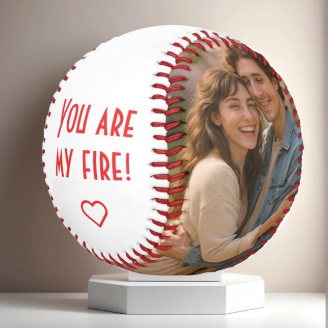 Custom Photo & Text Baseball – Personalised Gift (Creator Uploaded)