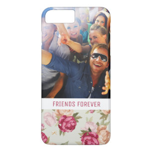 Custom Photo & Text Beautiful Peony Pattern Case-Mate iPhone Case