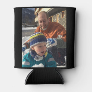 Custom Photo & Text Can Cooler   Personalized Part