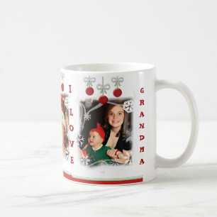 Custom Photo & Text Christmas Coffee Mug