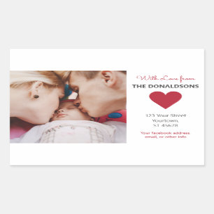 CUSTOM PHOTO, TEXT & COLOR stickers