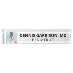 Custom Photo, Text & Colour Nameplate