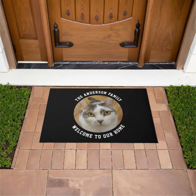 Custom Photo Text Colour Personalised Doormat (Outdoor)