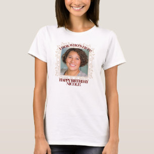 Custom Photo Text   Create Your Own 50th Birthday T-Shirt