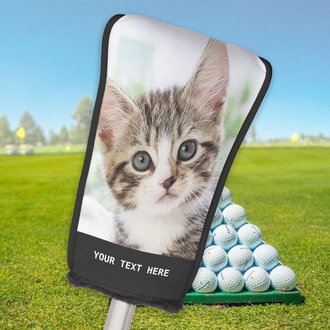 Custom Photo Text Create Your Own Personalised Golf Head Cover (Creator Uploaded)