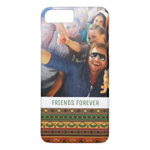 Custom Photo & Text Ethnic background Case-Mate iPhone Case