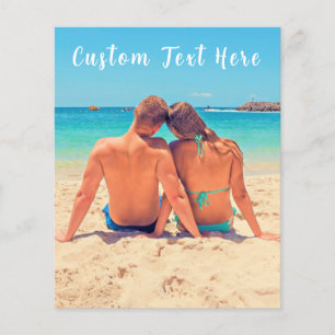 Custom Photo Text Flyer Your Own Design - Couple