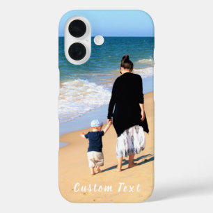 Custom Photo Text iPhone Case with Your Photos
