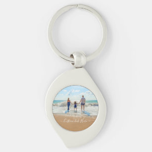 Custom Photo Text Keychain Gift Your Own Design