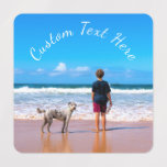 Custom Photo Text Labels - Your Pets Photo Design<br><div class="desc">Custom Photo and Text - Make Your Unique Own Design - I Love My Pet - Personalised Family / Friends / Pets or Personal Gift - Add Your Photo / Text / Name / more - Resize and move or remove and add elements / text with customisation tool ! You...</div>