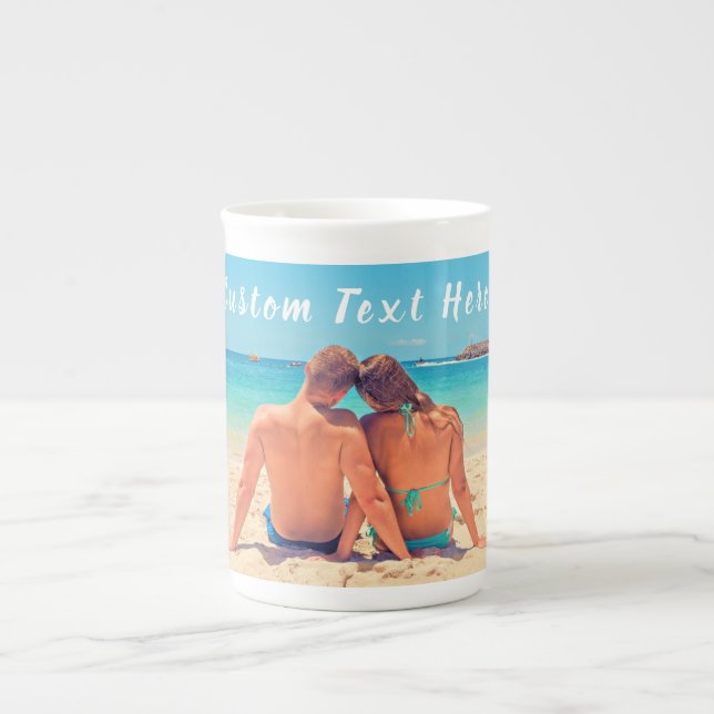 Custom Photo Text Mug Your Romantic Photos Gift (Front)